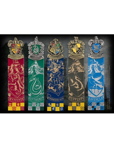 Set of 5 Harry Potter bookmarks