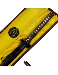 Katana carbon steel, case, tsuba, cleaning kit 2