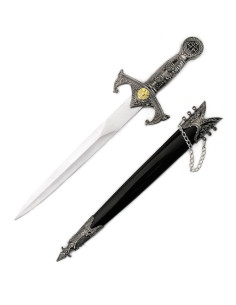 Templar dagger with scabbard
