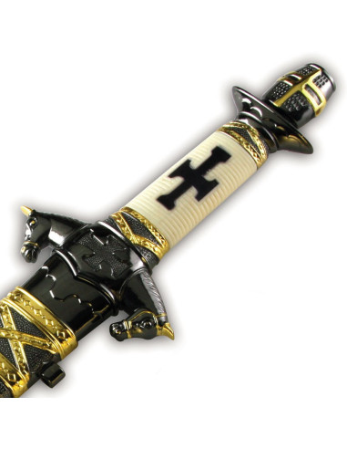 Medieval dagger with scabbard