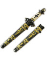 Medieval dagger with scabbard