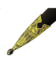 Medieval dagger with scabbard