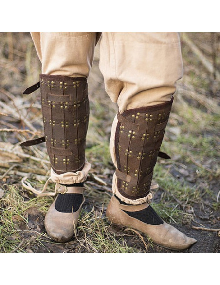 warrior brown greaves