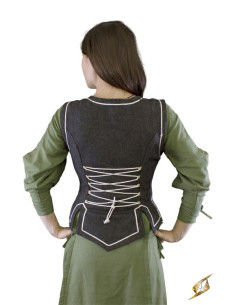 Medieval vest woman laces 2