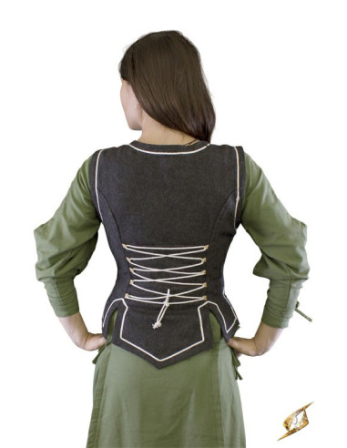 Medieval vest woman laces