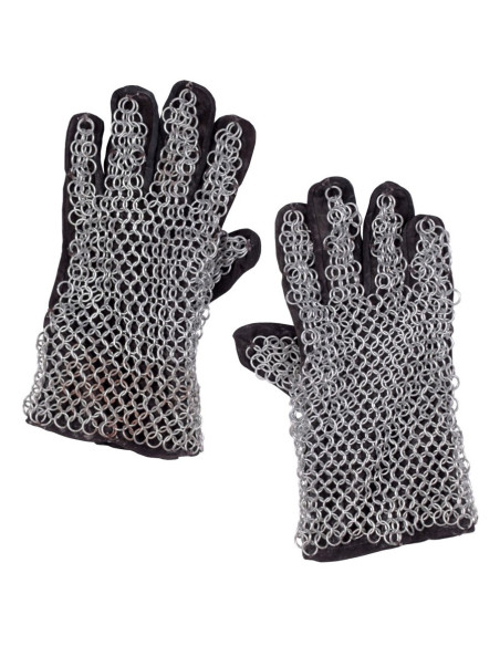 Galvanized Chainmail Gloves Galvanized Chainmail Gloves
