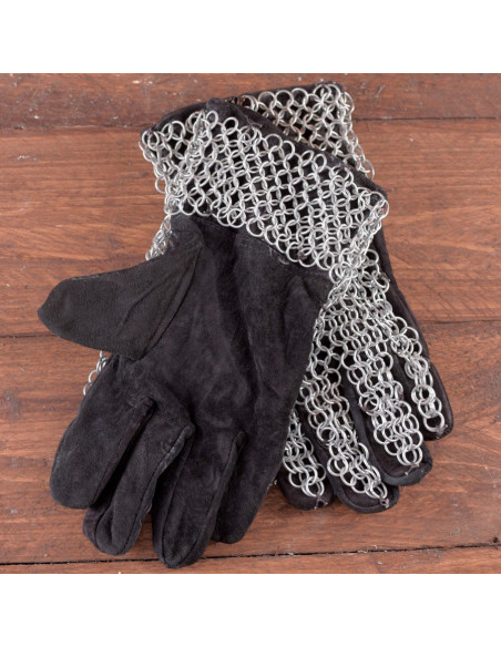 Galvanized Chainmail Gloves Galvanized Chainmail Gloves
