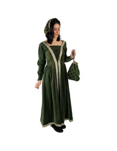 Medieval noblewoman snood bag