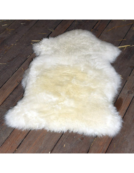 Lambskin, natural white