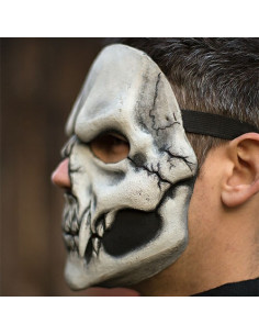 white skull mask