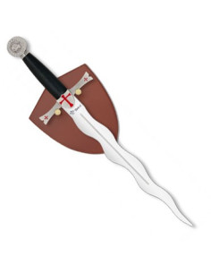 Daga templarios flamigera, oro