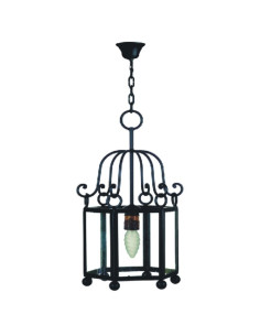 Forge chain lantern, 1 light