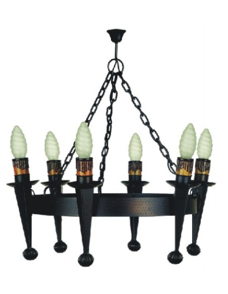 Forge Lamp with 6 Torches