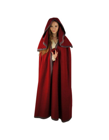 Large women's cape with hood