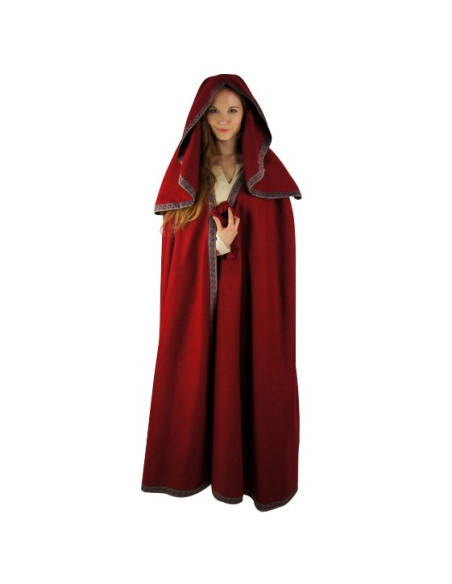 Large women's cape with hood