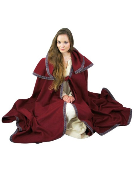 Large women's cape with hood