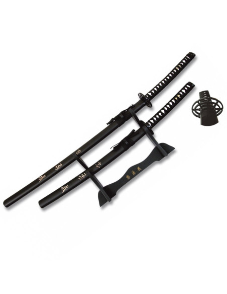 Katana decorativa Ninja con soporte
