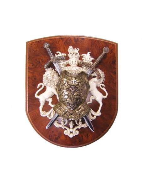 Panoply Lions cuirass and swords