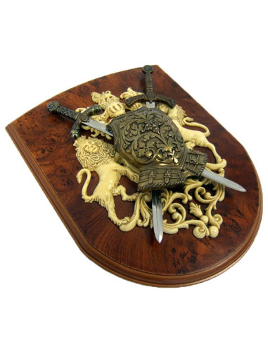 Panoply Lions cuirass and swords