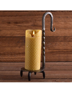 Forge chandelier 1 candle to hang 2