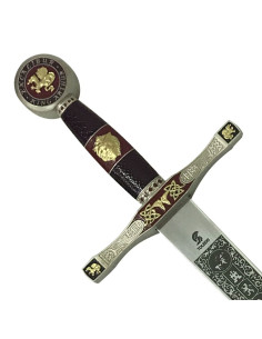 Brass Excalibur Sword, Cadet (75 cms.)