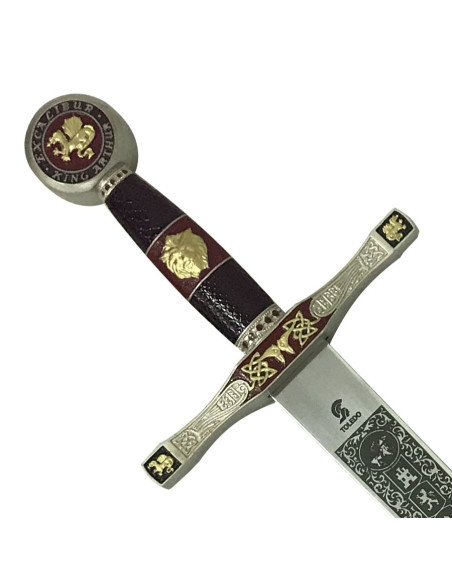 Brass Excalibur Sword, Cadet (75 cms.)