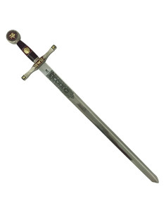 Brass Excalibur Sword, Cadet (75 cms.) 2