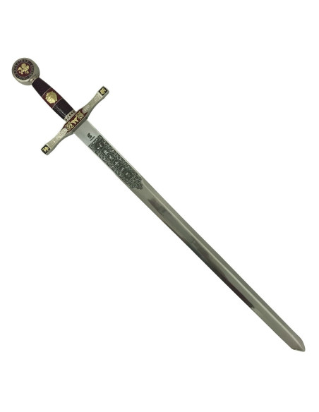 Brass Excalibur Sword, Cadet (75 cms.)