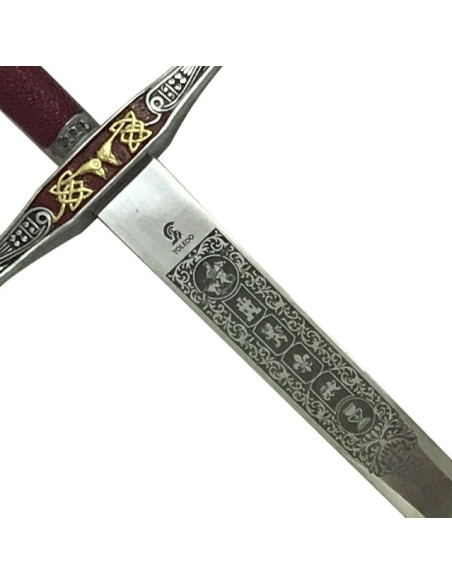 decorated Excalibur sword