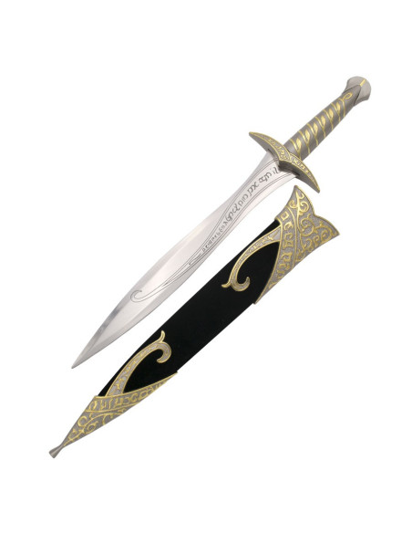 Elf knife with sheath and support