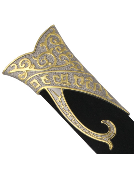 Elf knife with sheath and support