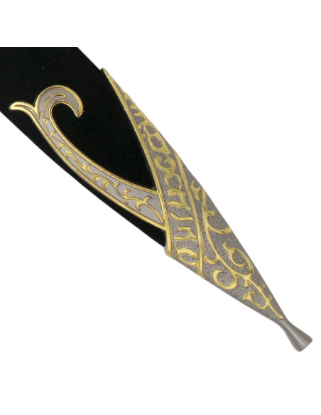 Elf knife with sheath and support