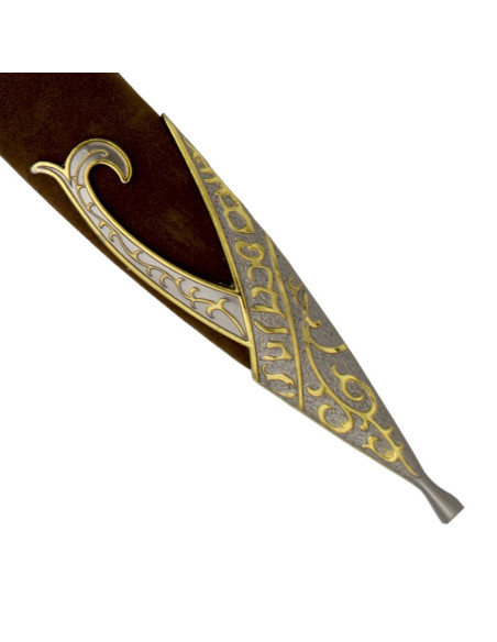 Elf knife with sheath and support