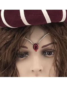 Tiara with crystal pearls