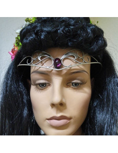 Tiara with crystal pearls