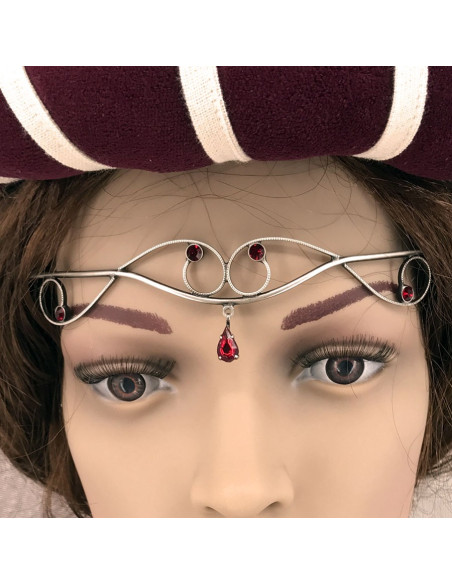 Tiara with crystal pearls Tiara with crystal pearls