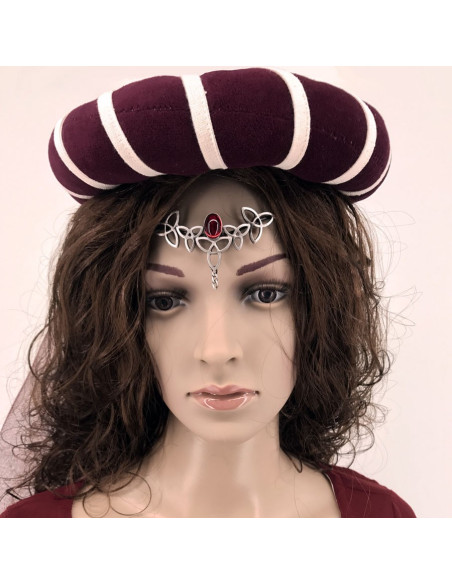 Tiara with crystal pearls