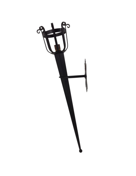 Forge torch apply 1 light, 114x26 cms.