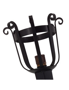 Forge torch apply 1 light, 114x26 cms. 2