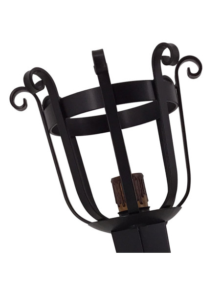 Forge torch apply 1 light, 114x26 cms.