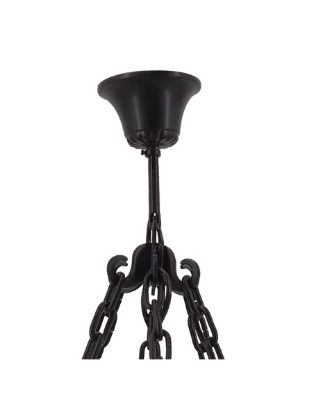 Lamp forge chains, 6 bulbs
