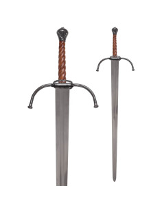 Long or bastard medieval sword for practices