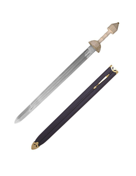 Spatha Romana with sheath, 4th century AD