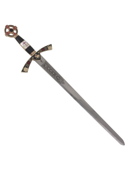 Golden cadet Templar sword. 76 cm. Golden cadet Templar sword. 76 cm.