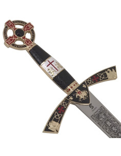 Golden cadet Templar sword. 76 cm.