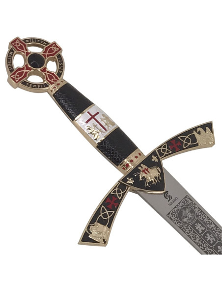 Golden cadet Templar sword. 76 cm. Golden cadet Templar sword. 76 cm.