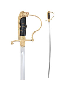 German Official Saber Lion Head 2