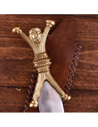 Celtic Dagger Antennae with scabbard