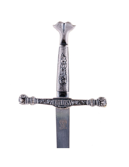 Carlos V letter opener, 26 cms.
