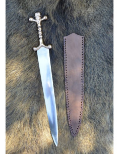 Celtic dagger with leather sheath